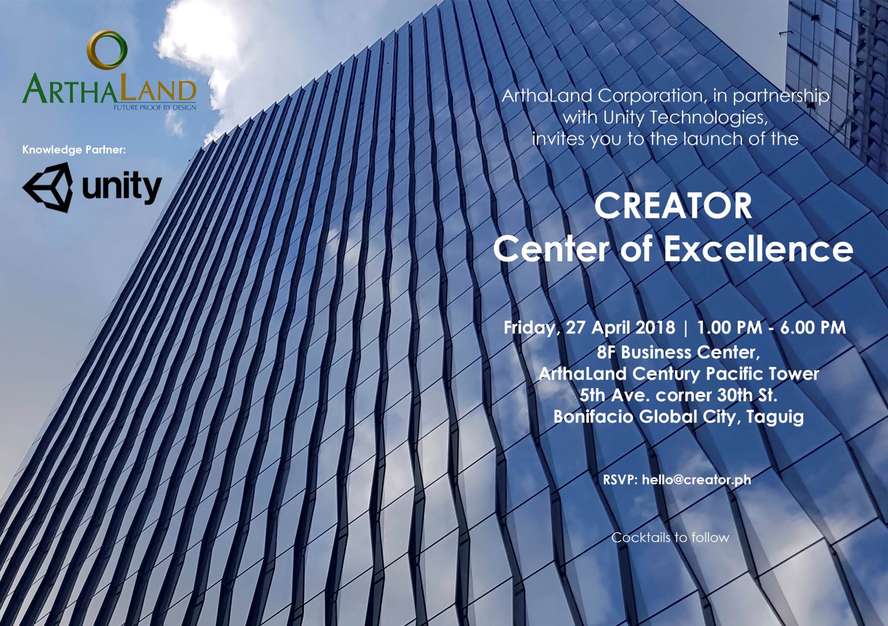 ArthaLand and Unity to Launch CREATOR Center of Excellence