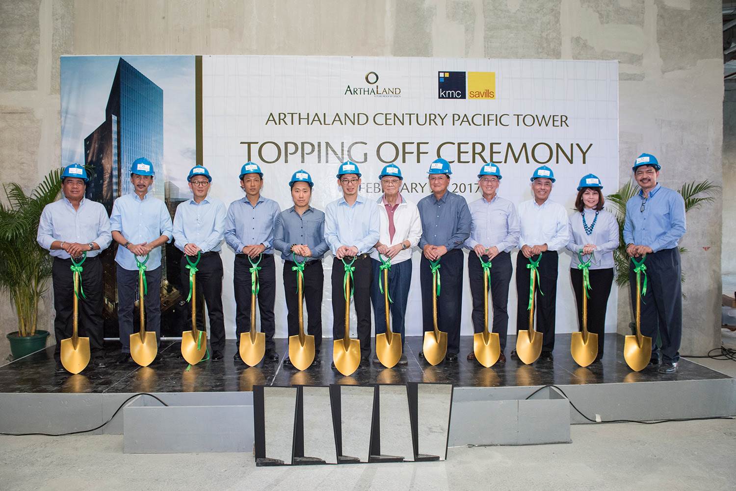 ArthaLand Century Pacific Tower - Topping Off Ceremony