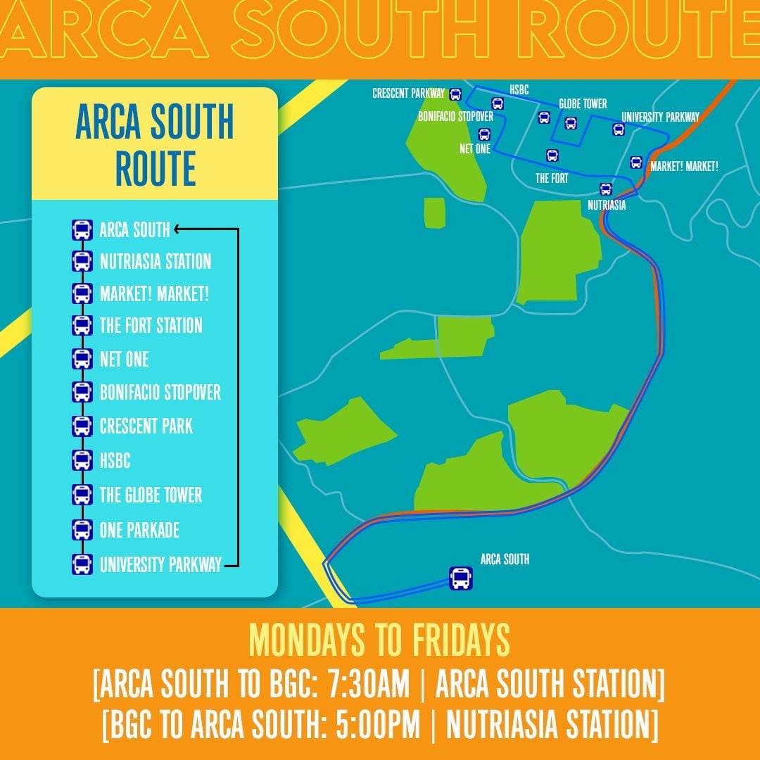 How to go to Arca South & Manta Corporate Plaza