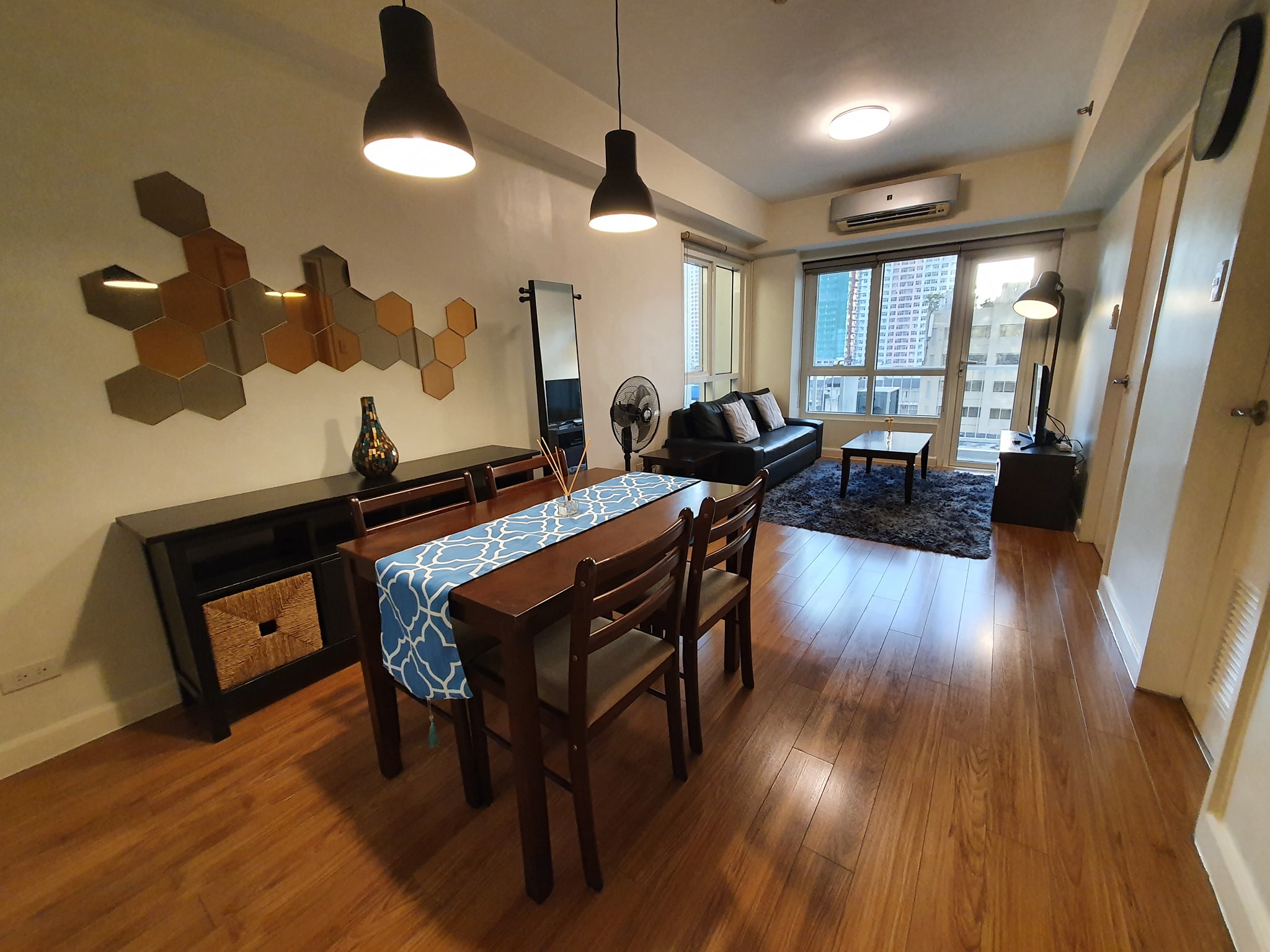 2 Bedroom Condominium For Lease is Located at The Grand Midori Makati