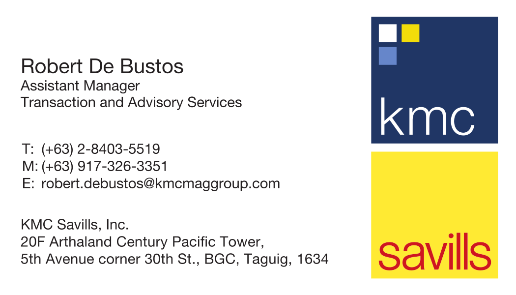 Robert De Bustos Business Card